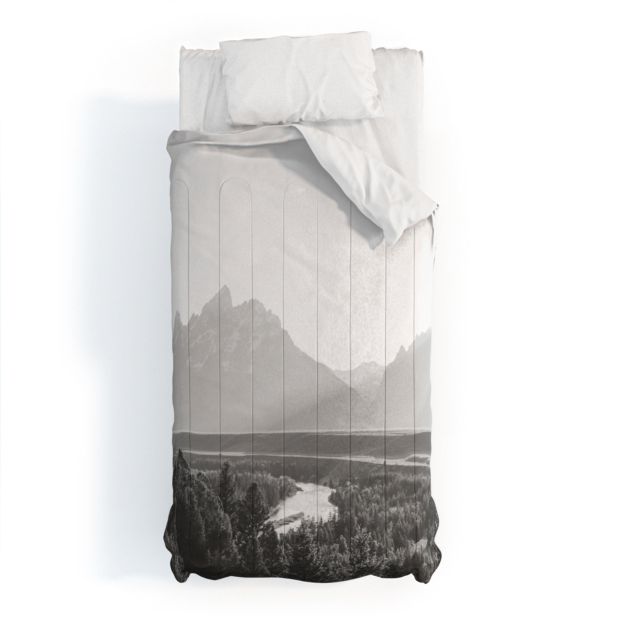 In This Instance Photography Grand Tetons Snake River Sunset Comforter