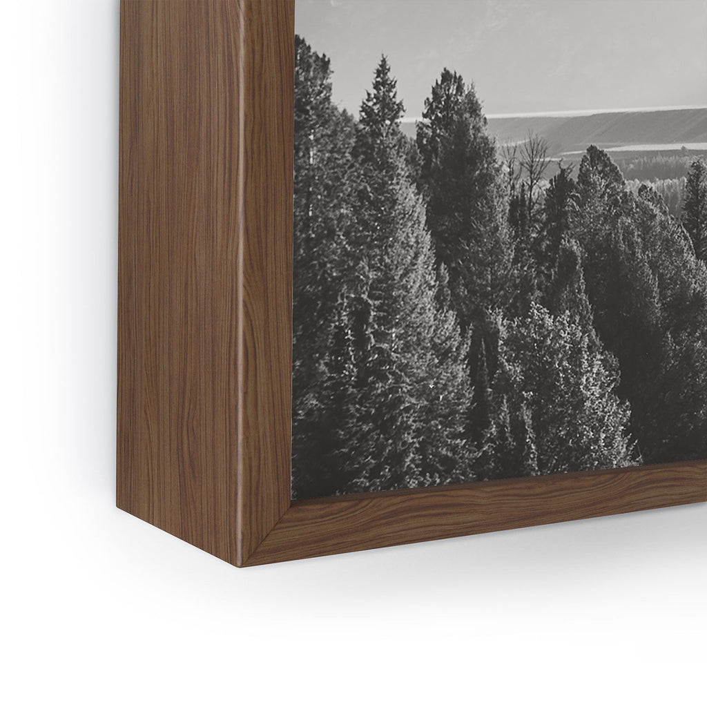 In This Instance Photography Grand Tetons Snake River Sunset Framed Mini Art Print