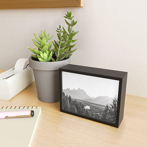 In This Instance Photography Grand Tetons Snake River Sunset Framed Mini Art Print