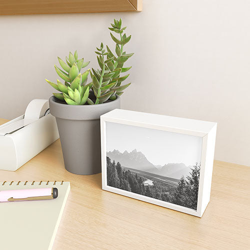 In This Instance Photography Grand Tetons Snake River Sunset Framed Mini Art Print