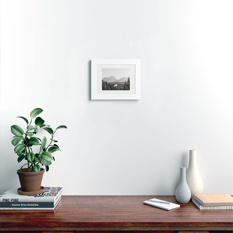 In This Instance Photography Grand Tetons Snake River Sunset Framed Art Print