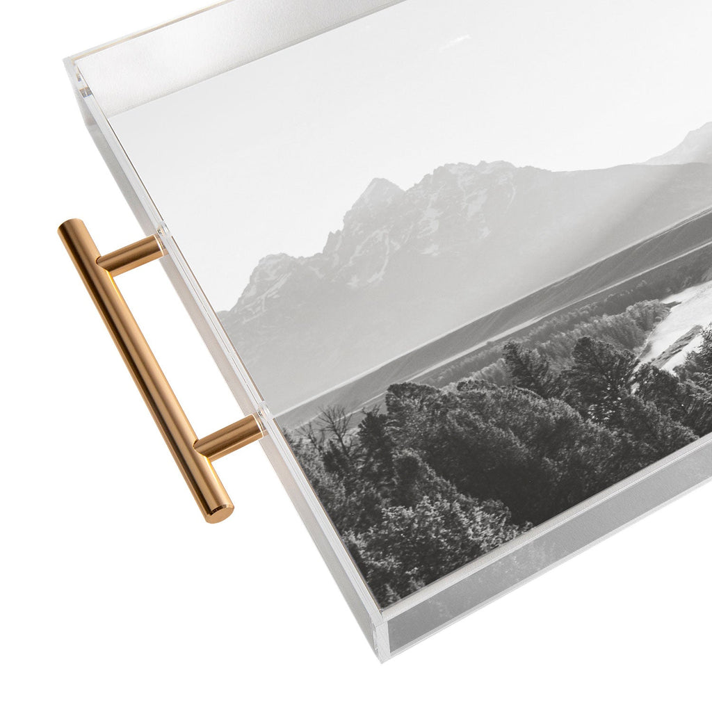 In This Instance Photography Grand Tetons Snake River Sunset Acrylic Tray