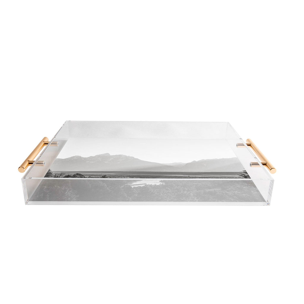 In This Instance Photography Grand Tetons Snake River Sunset Acrylic Tray