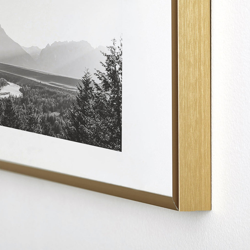 In This Instance Photography Grand Tetons Snake River Sunset Metal Framed Art Print