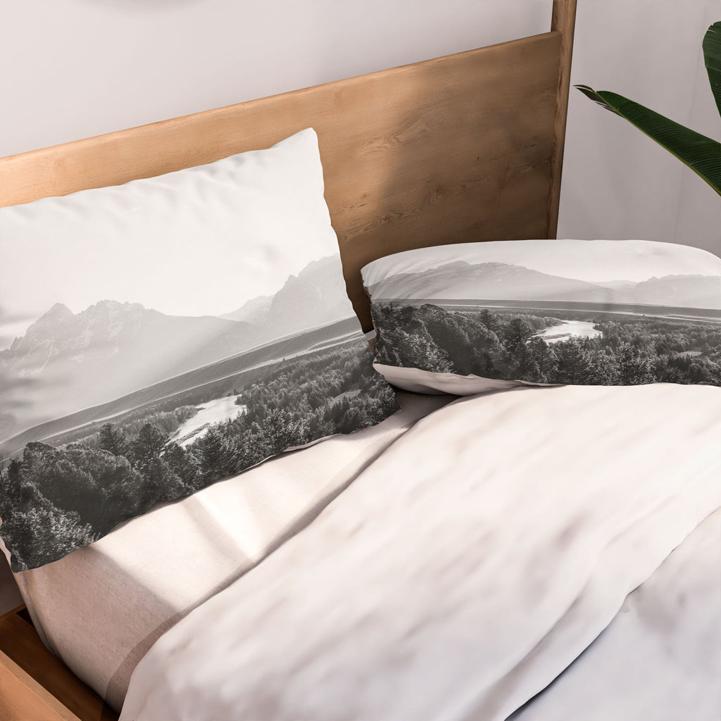 In This Instance Photography Grand Tetons Snake River Sunset Pillow Shams