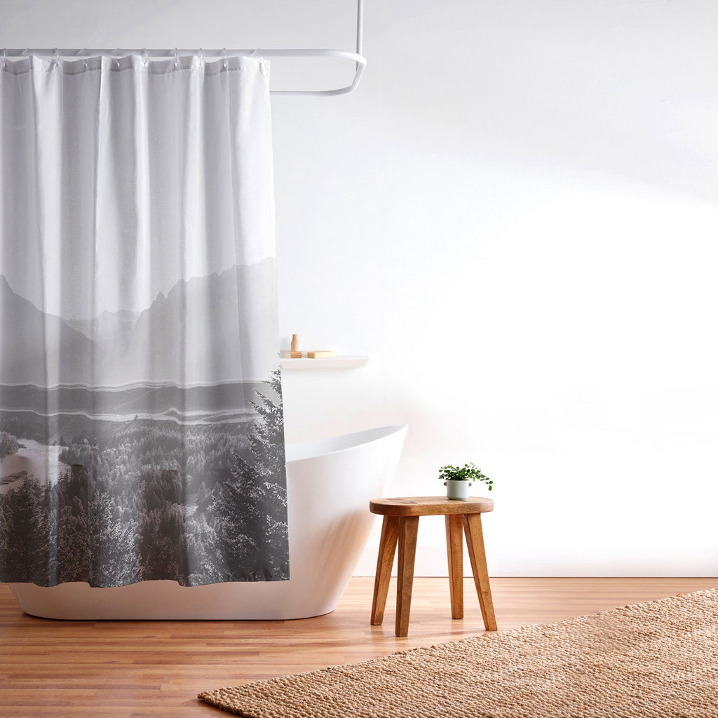 In This Instance Photography Grand Tetons Snake River Sunset Shower Curtain