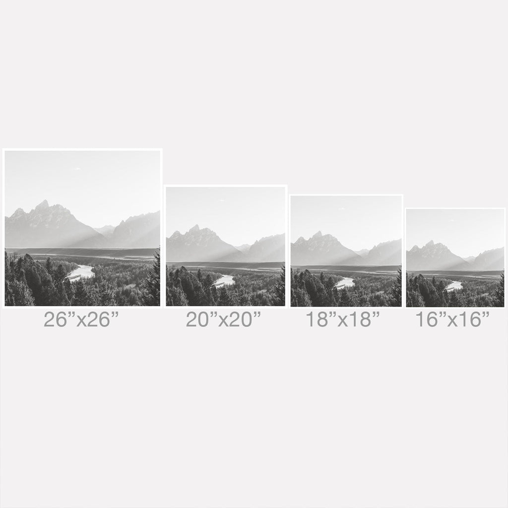 In This Instance Photography Grand Tetons Snake River Sunset Throw Pillow