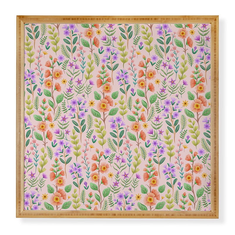 Pimlada Phuapradit Ditsy Spring Floral Framed Wall Art