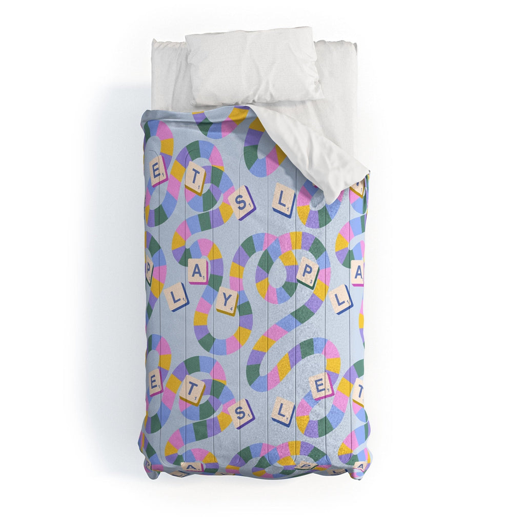 Design by Spark Scrabble Board Game Night Comforter