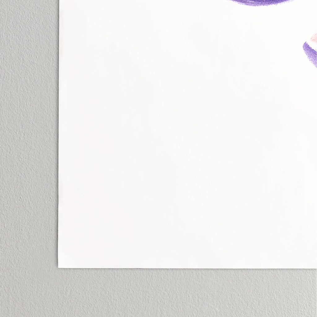 Intemporalis Fig Fruit Watercolor Painting Poster