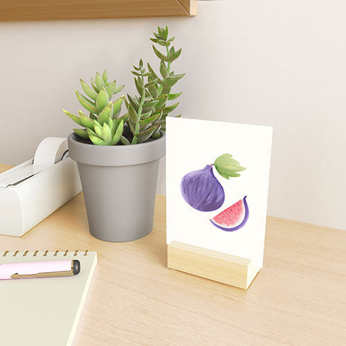 Intemporalis Fig Fruit Watercolor Painting Mini Art Print