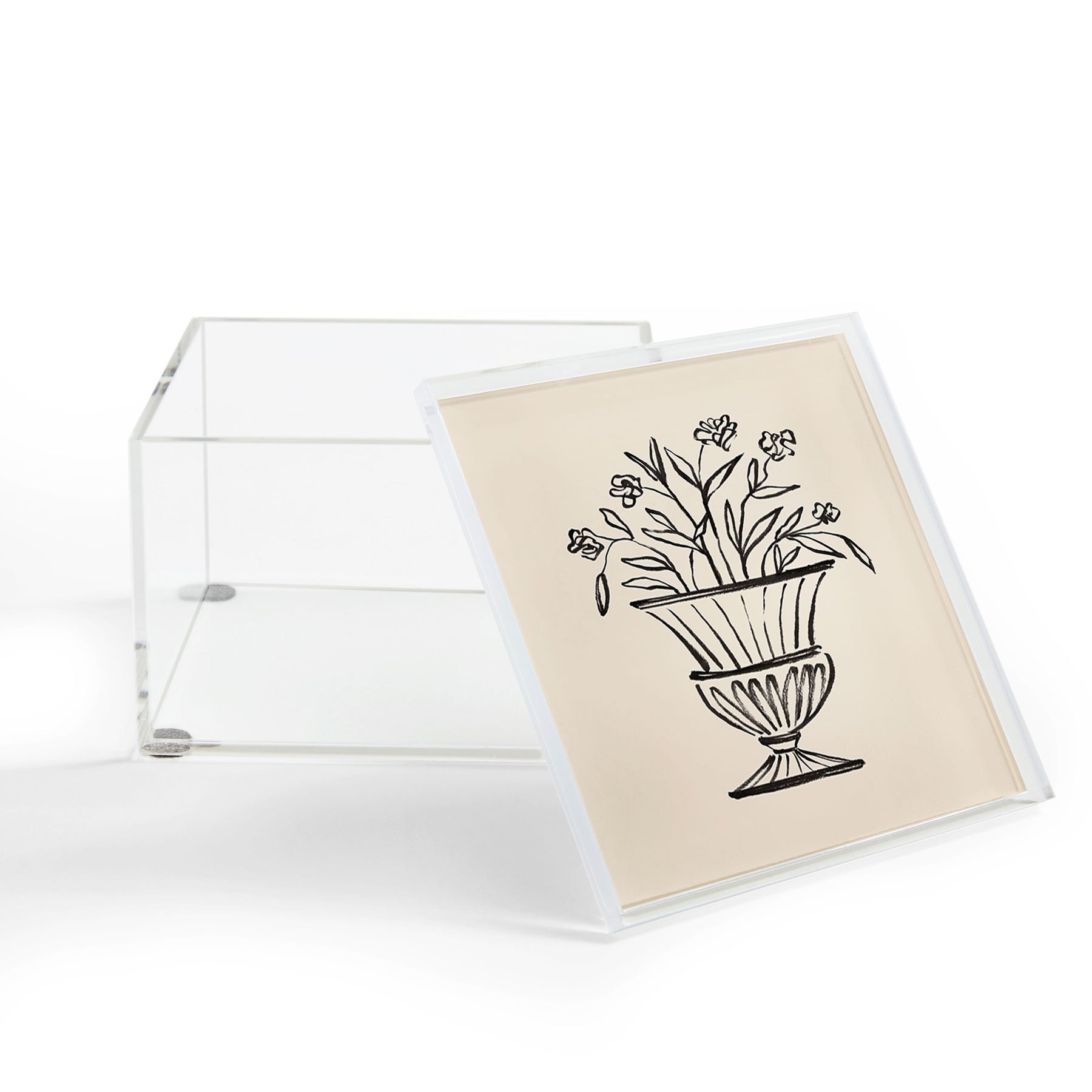 Intemporalis Garden Pot Antique Vase Flower Acrylic Box