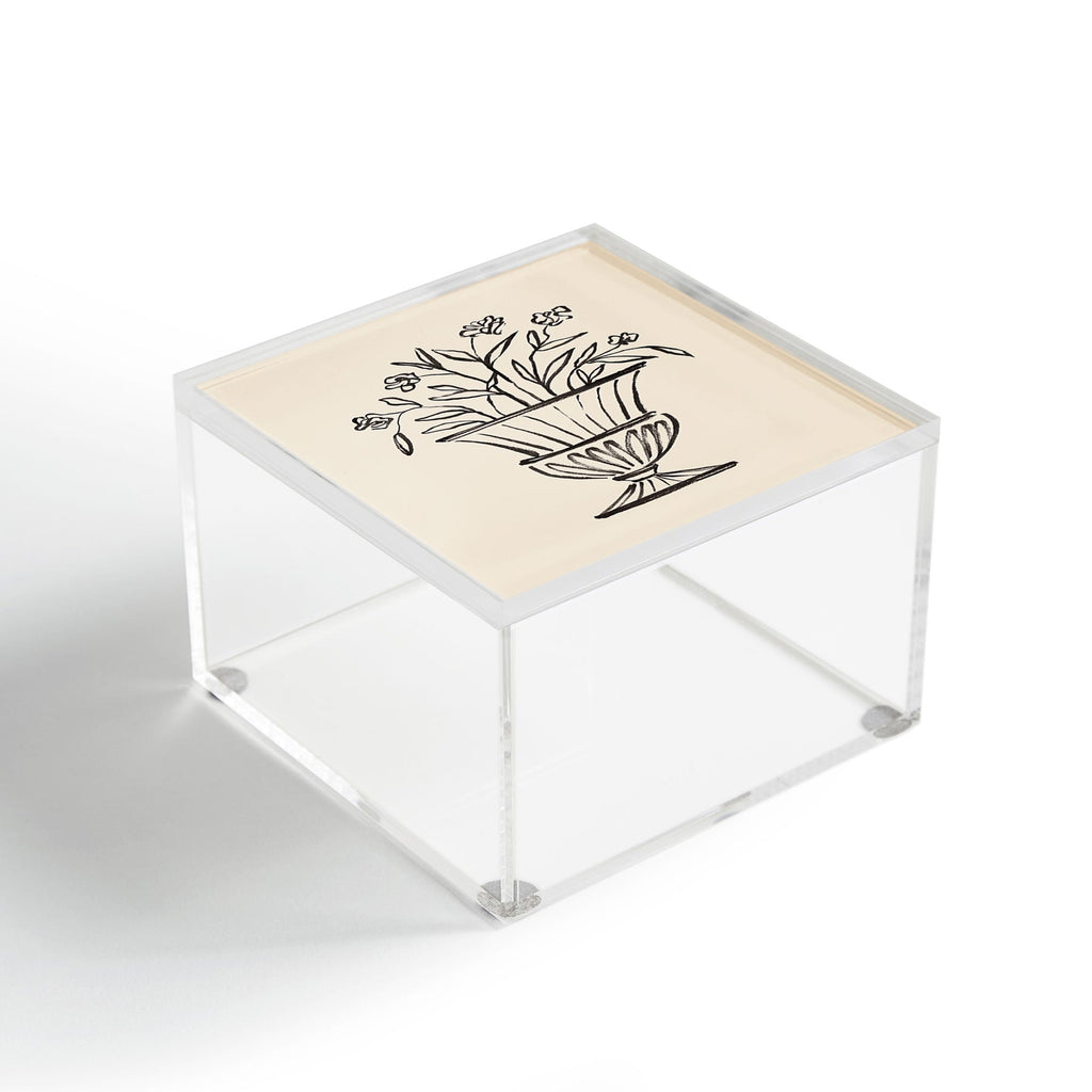 Intemporalis Garden Pot Antique Vase Flower Acrylic Box