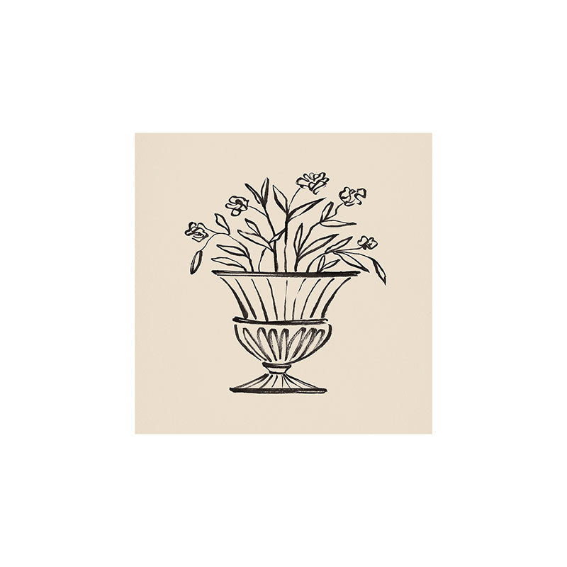 Intemporalis Garden Pot Antique Vase Flower Art Print
