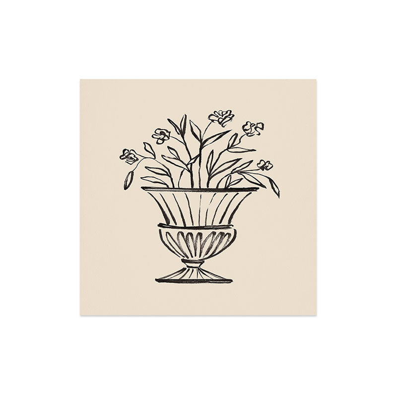 Intemporalis Garden Pot Antique Vase Flower Art Print