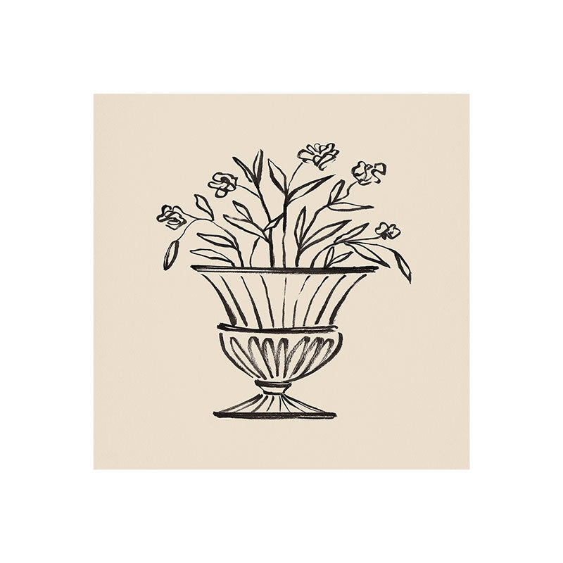Intemporalis Garden Pot Antique Vase Flower Art Print