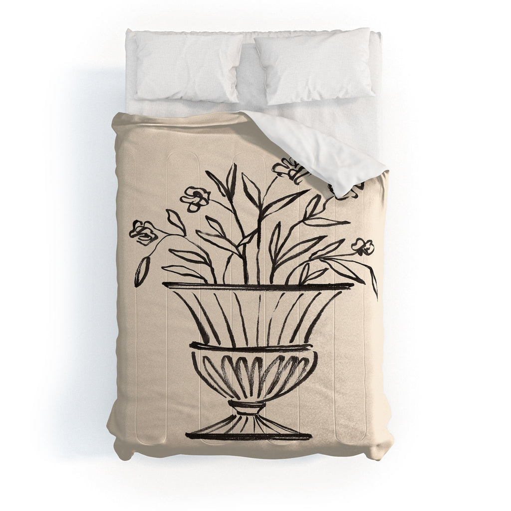 Intemporalis Garden Pot Antique Vase Flower Comforter