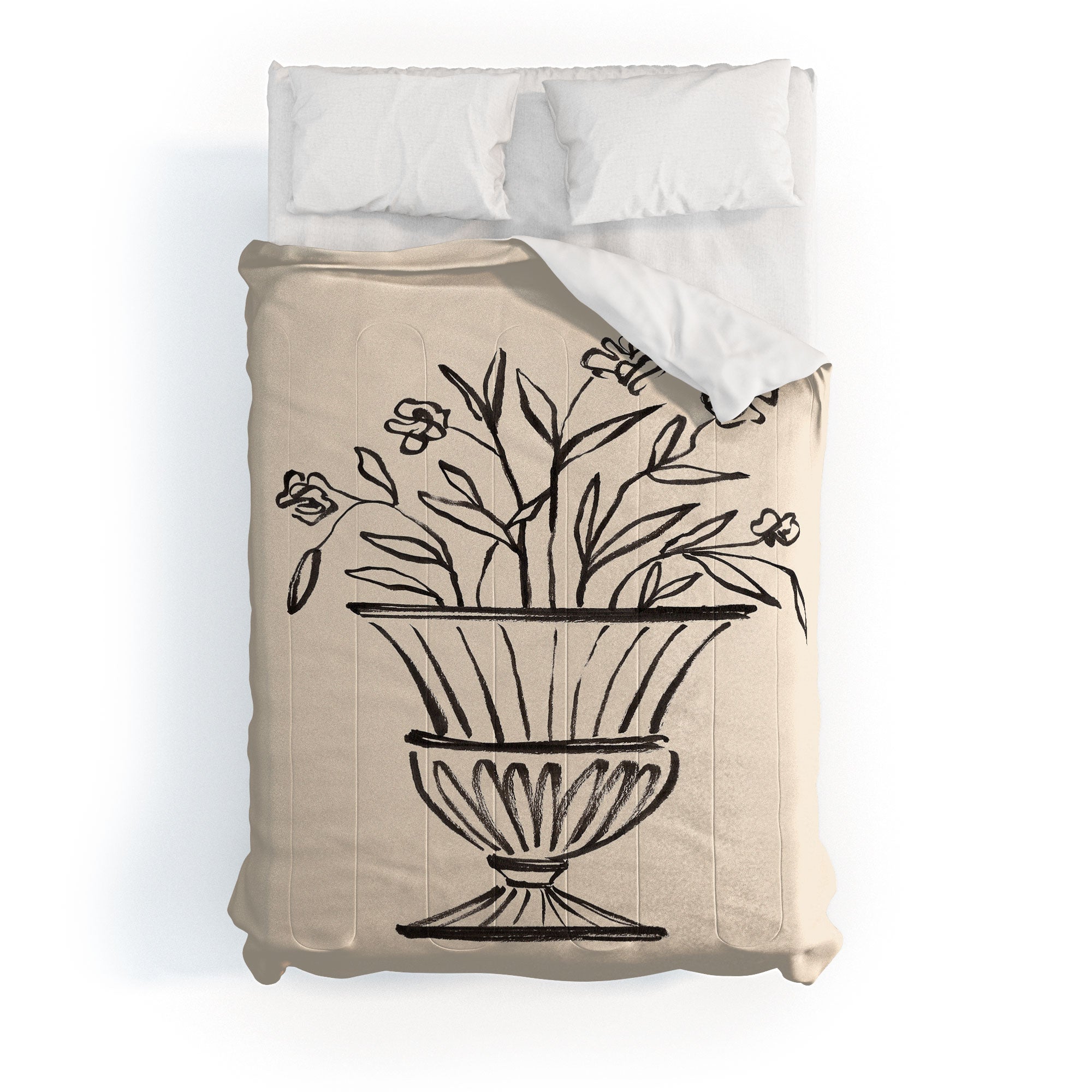 Intemporalis Garden Pot Antique Vase Flower Comforter