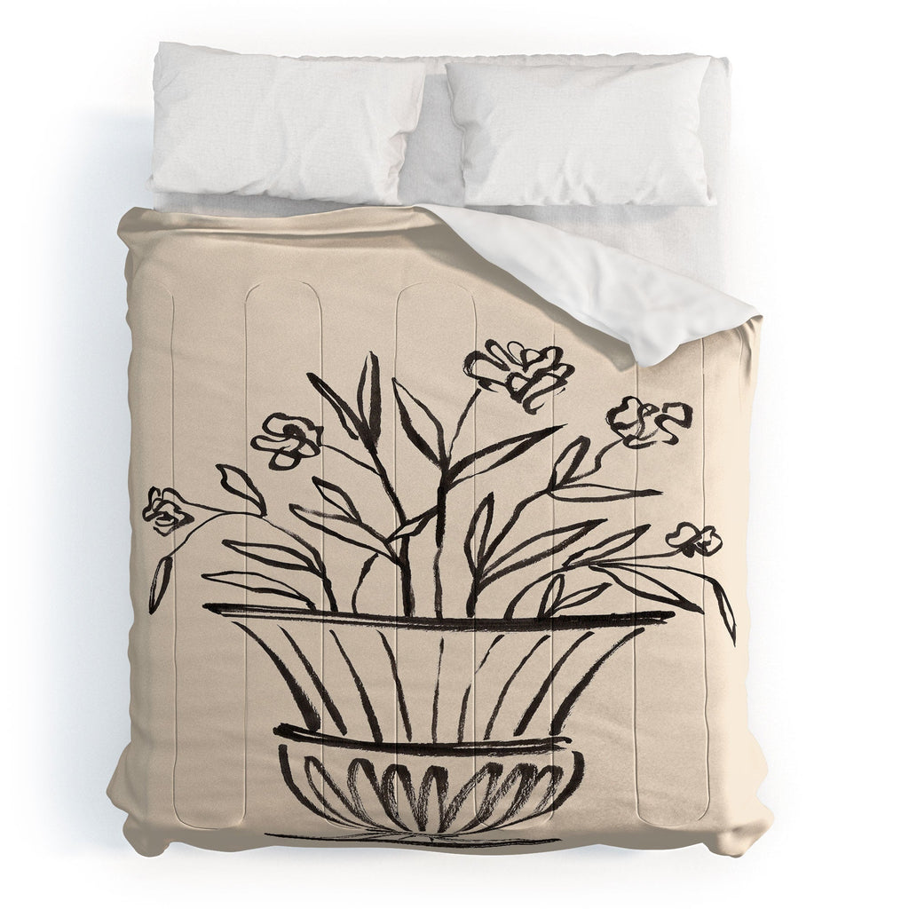 Intemporalis Garden Pot Antique Vase Flower Comforter