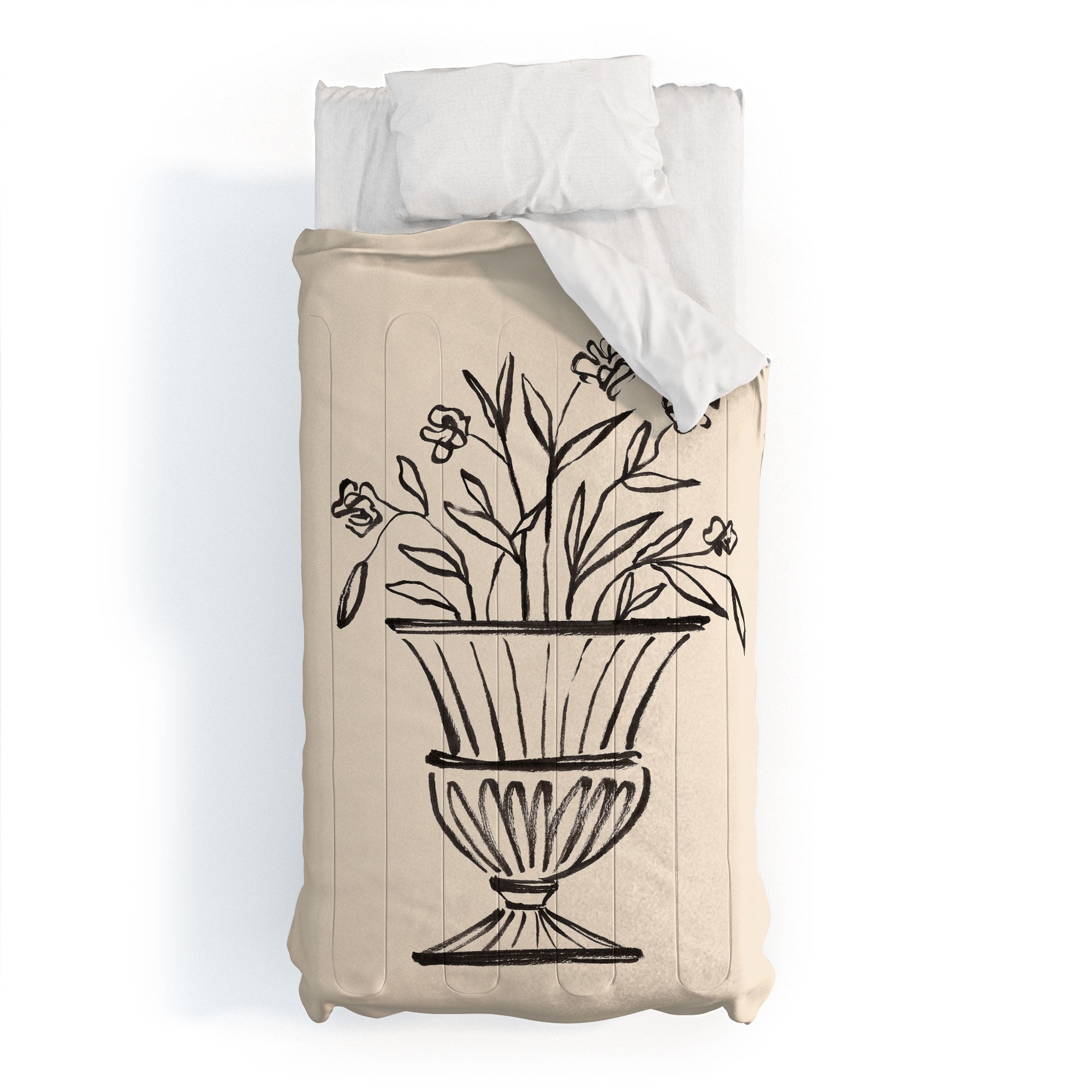 Intemporalis Garden Pot Antique Vase Flower Comforter