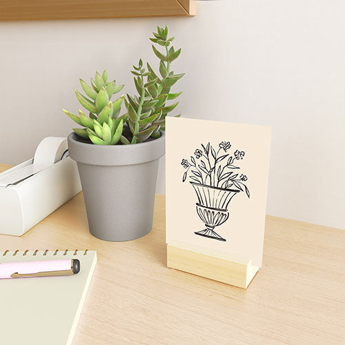 Intemporalis Garden Pot Antique Vase Flower Mini Art Print