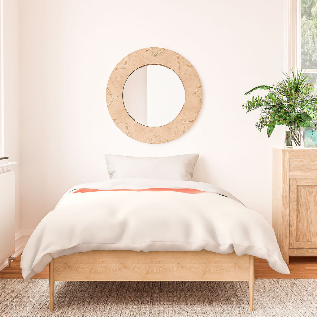 Intemporalis Peach Fruit Watercolor Painting Duvet Cover