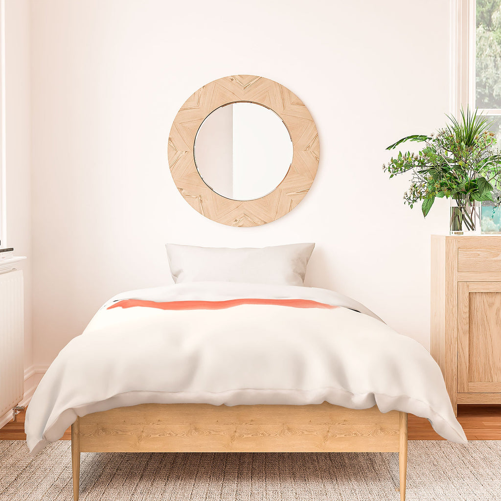 Intemporalis Peach Fruit Watercolor Painting Duvet Cover