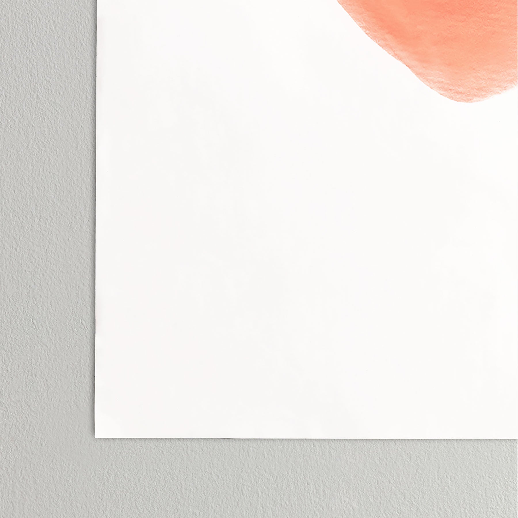 Intemporalis Peach Fruit Watercolor Painting Poster
