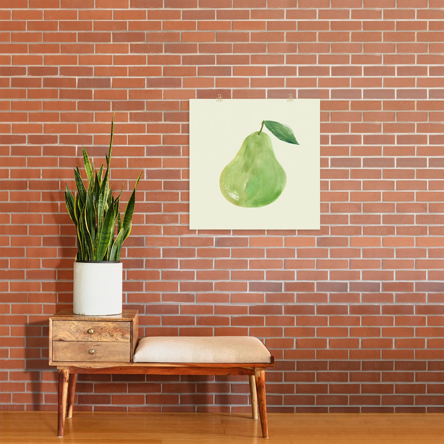 Intemporalis Pear Watercolor Illustration Art Print