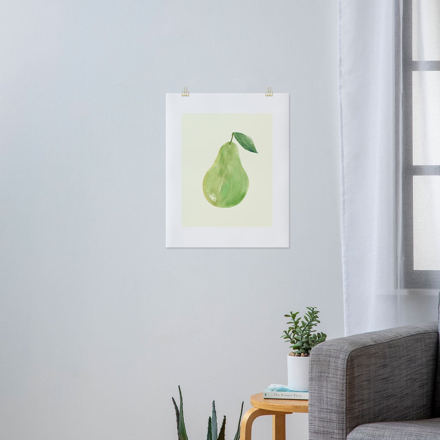Intemporalis Pear Watercolor Illustration Art Print
