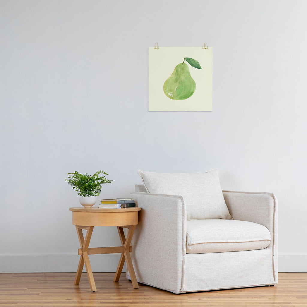 Intemporalis Pear Watercolor Illustration Art Print