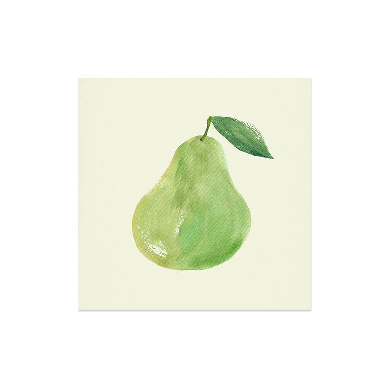 Intemporalis Pear Watercolor Illustration Art Print
