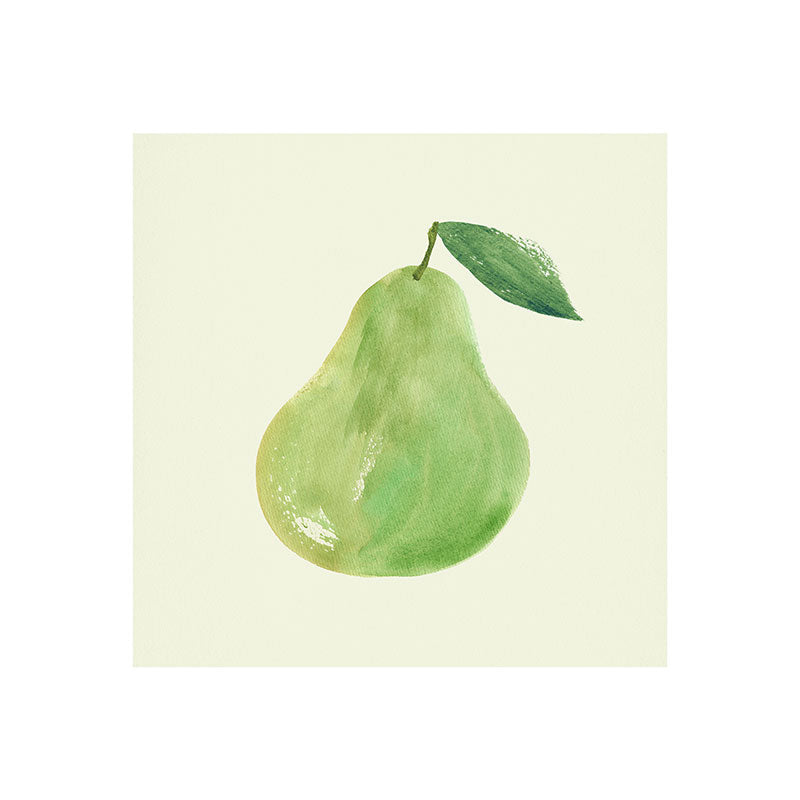 Intemporalis Pear Watercolor Illustration Art Print