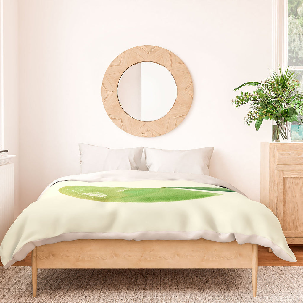 Intemporalis Pear Watercolor Illustration Duvet Cover
