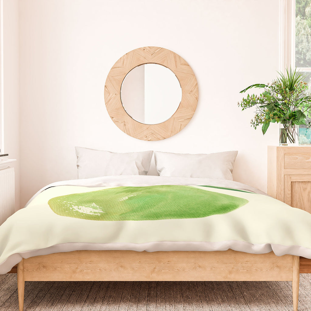 Intemporalis Pear Watercolor Illustration Duvet Cover