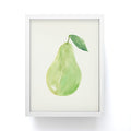 Intemporalis Pear Watercolor Illustration Framed Mini Art Print