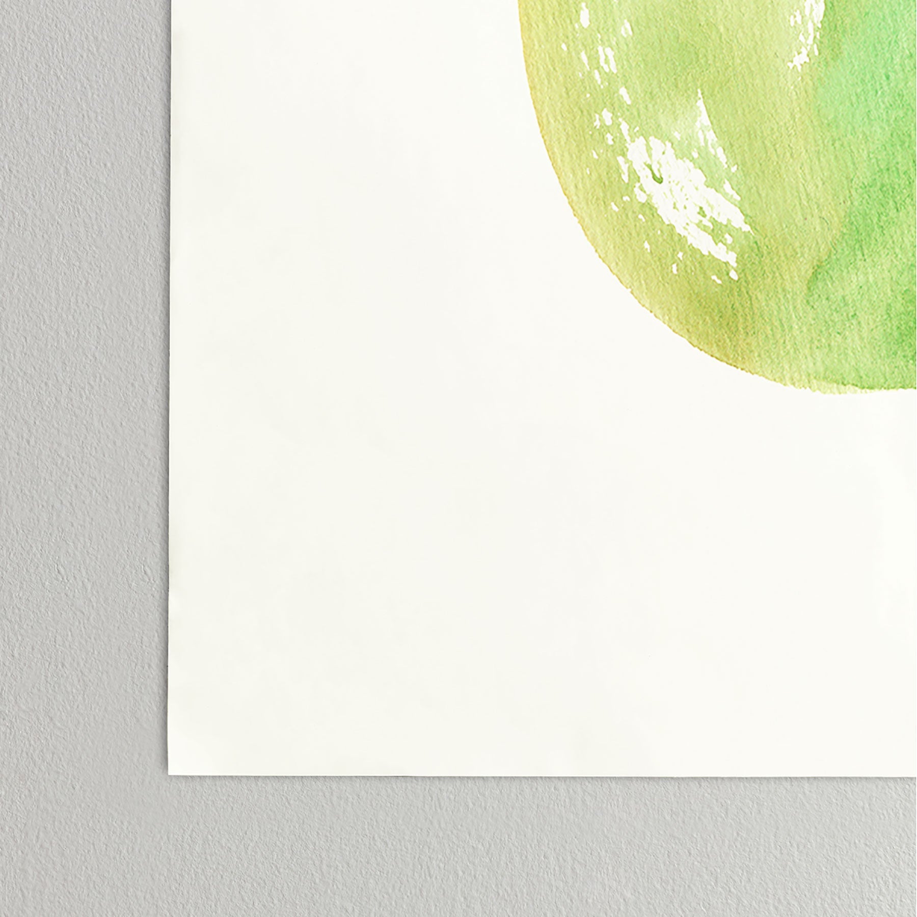 Intemporalis Pear Watercolor Illustration Poster