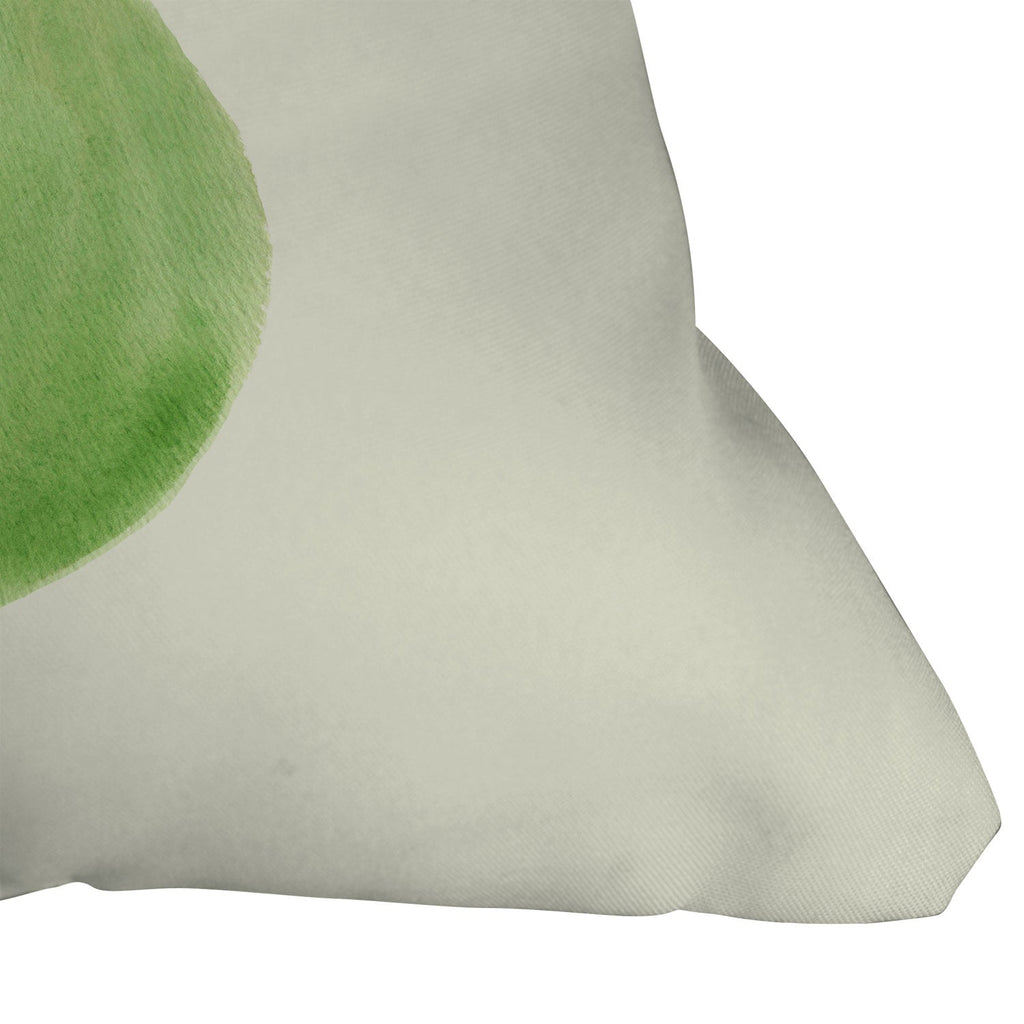 Intemporalis Pear Watercolor Illustration Outdoor Throw Pillow