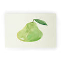 Intemporalis Pear Watercolor Illustration Welcome Mat
