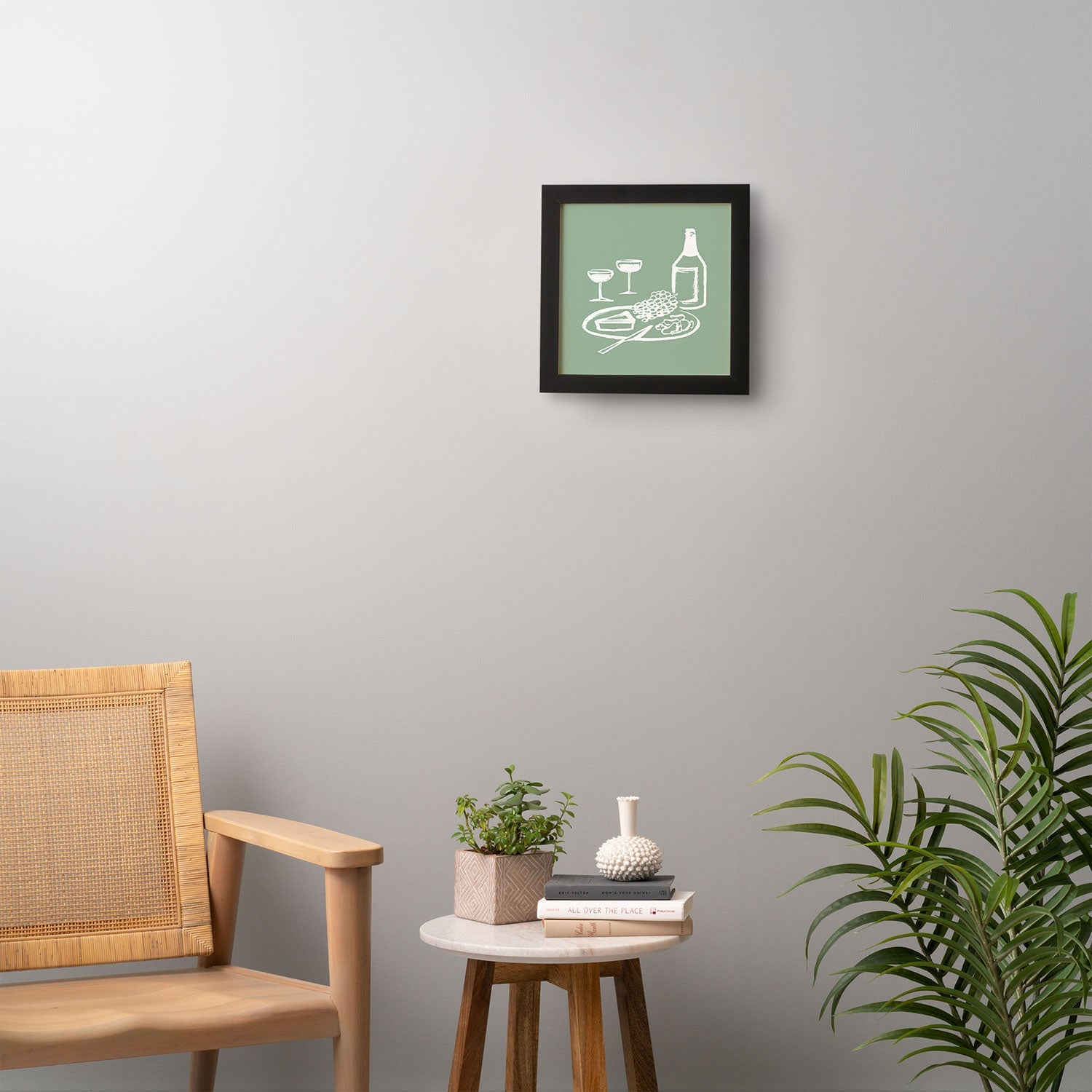 Intemporalis Wine and Cheese Aperitivo Framed Wall Art