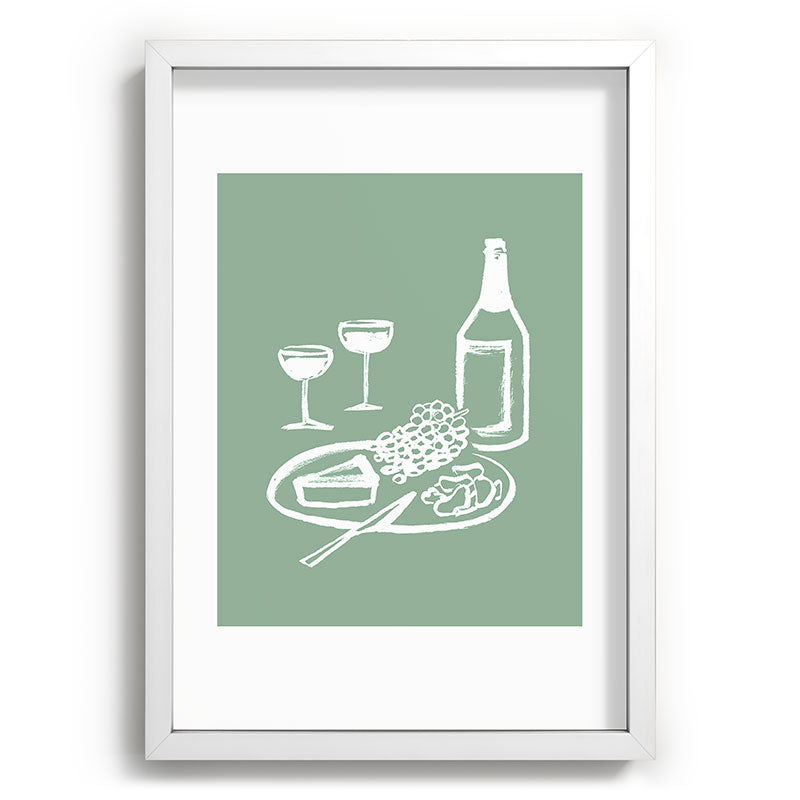 Intemporalis Wine and Cheese Aperitivo Recessed Framing Rectangle