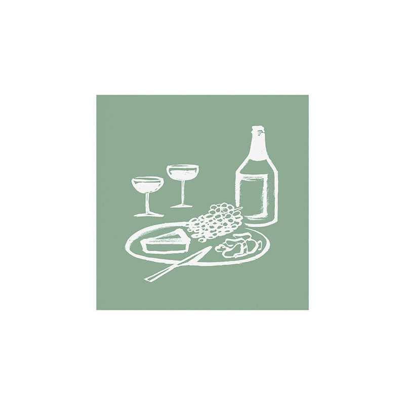 Intemporalis Wine and Cheese Aperitivo Art Print