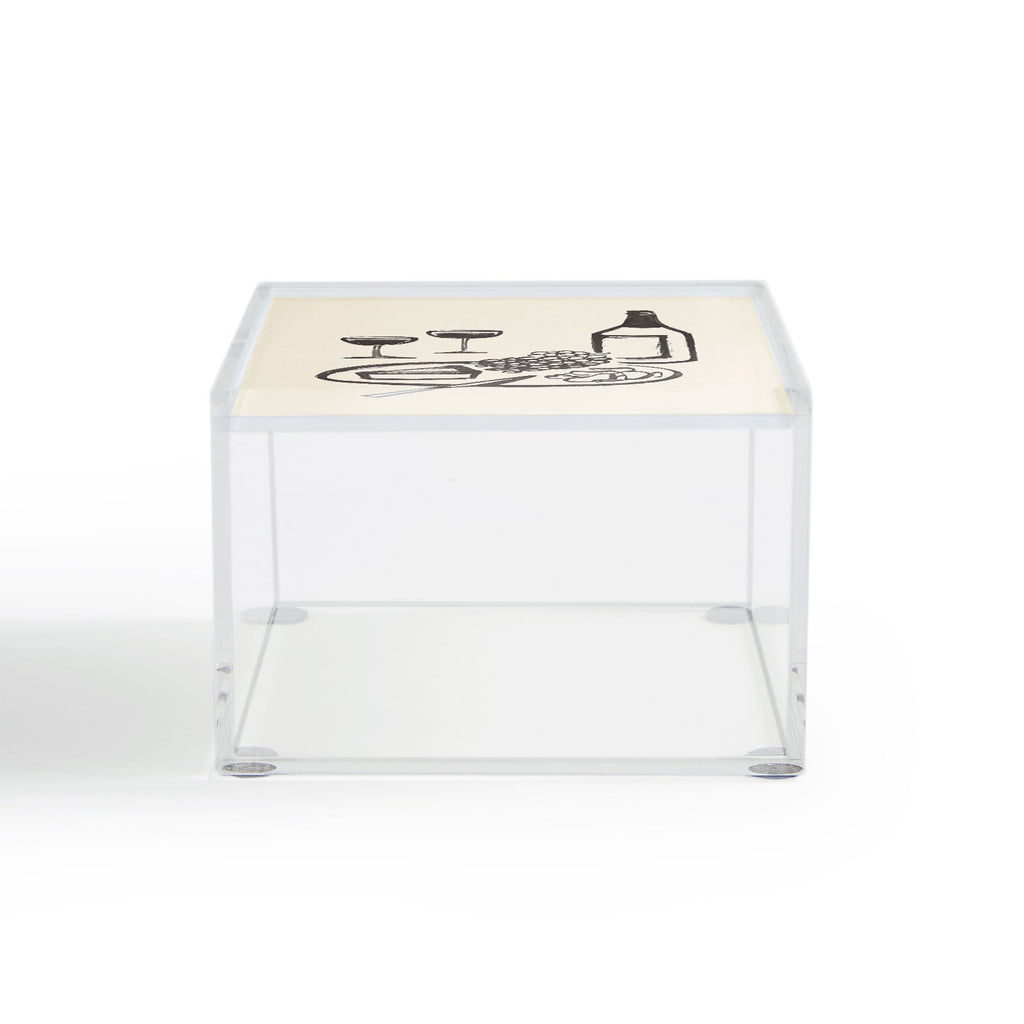 Intemporalis Wine and Cheese Aperitivo BW Acrylic Box