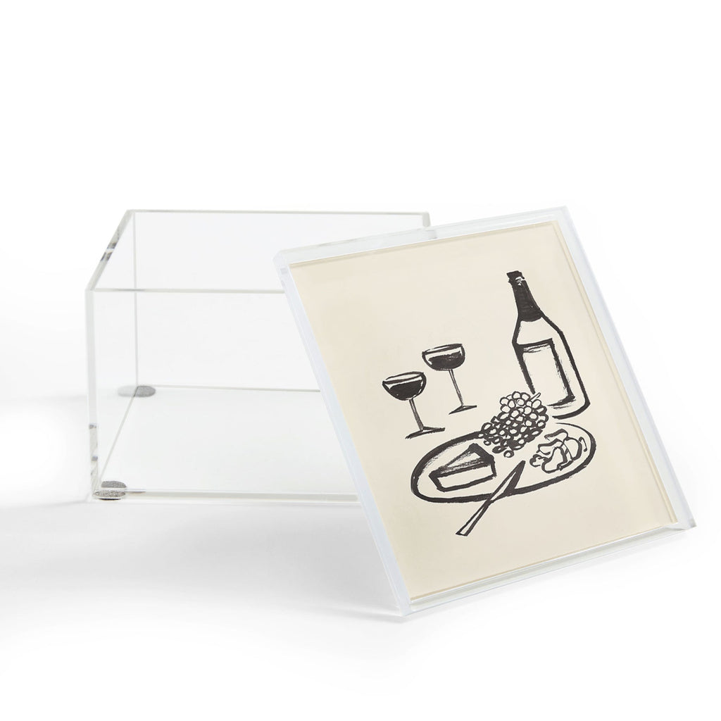 Intemporalis Wine and Cheese Aperitivo BW Acrylic Box