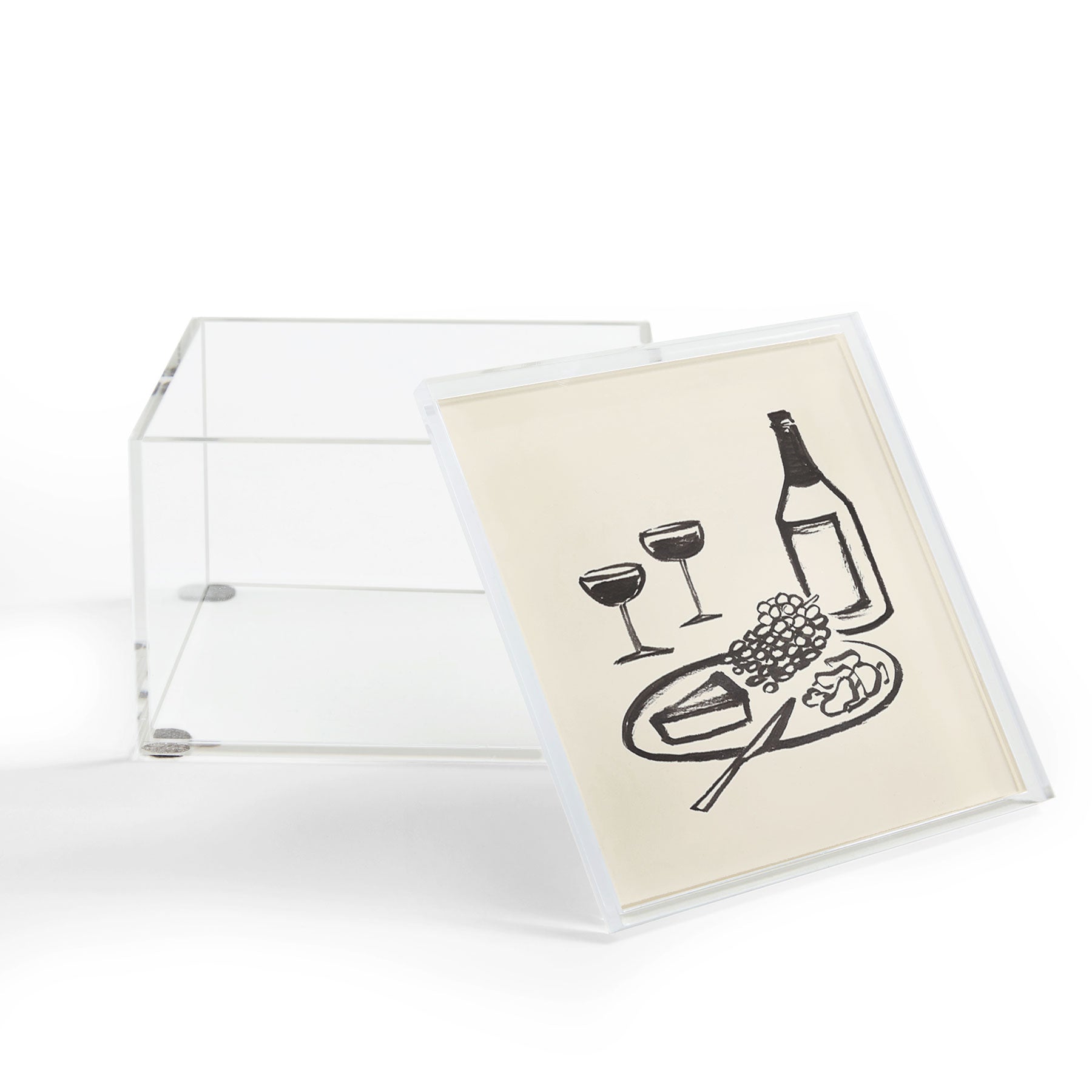 Intemporalis Wine and Cheese Aperitivo BW Acrylic Box