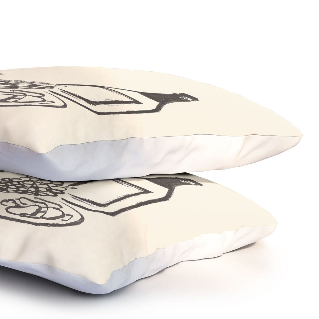 Intemporalis Wine and Cheese Aperitivo BW Pillow Shams