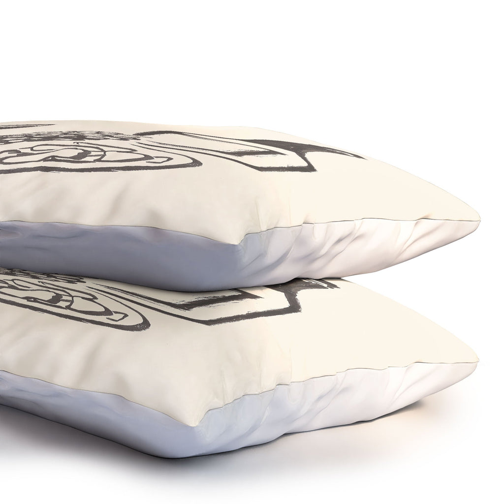 Intemporalis Wine and Cheese Aperitivo BW Pillow Shams