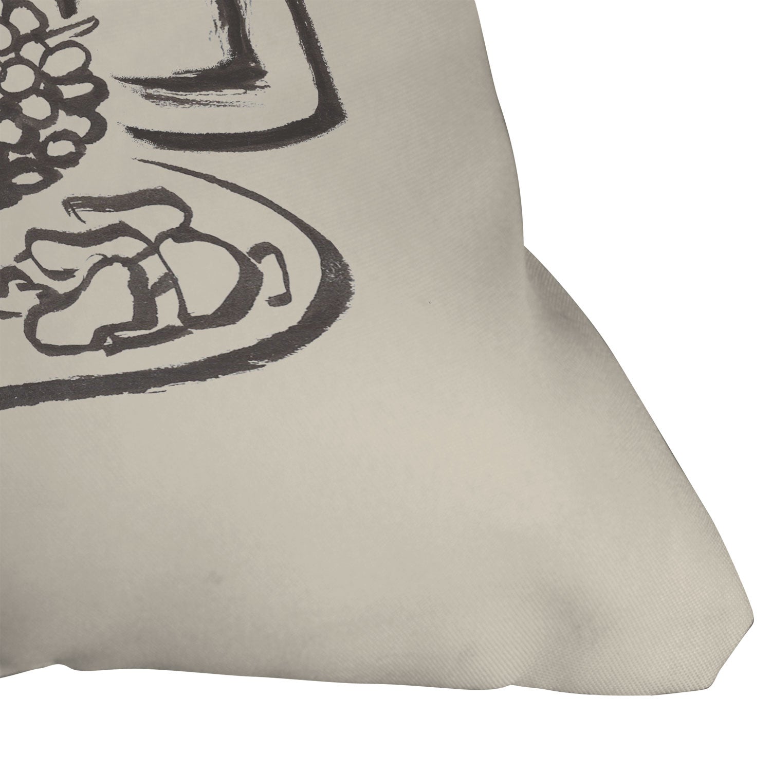Intemporalis Wine and Cheese Aperitivo BW Outdoor Throw Pillow