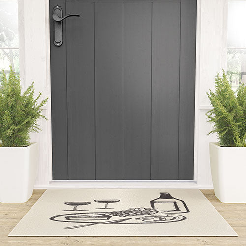 Intemporalis Wine and Cheese Aperitivo BW Welcome Mat