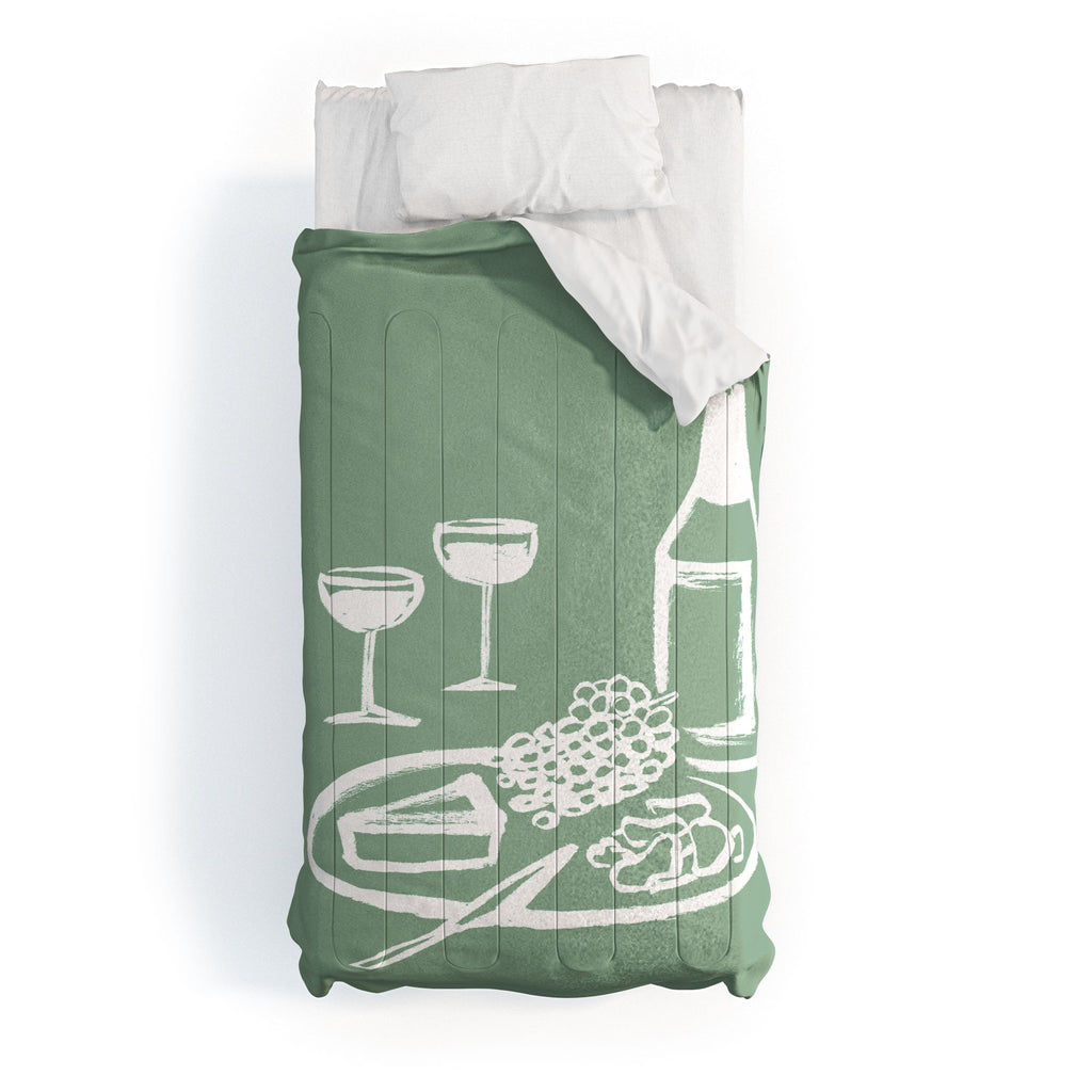 Intemporalis Wine and Cheese Aperitivo Comforter